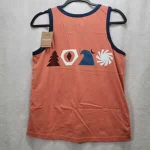 NWT Patagonia Lagom Coral Sleeveless Spirited Seasons‎ Organic Tank Top Womens S